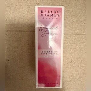 Dallas & James Skincare Co. Watermelon Dream Overnight Retinol Oil NEW